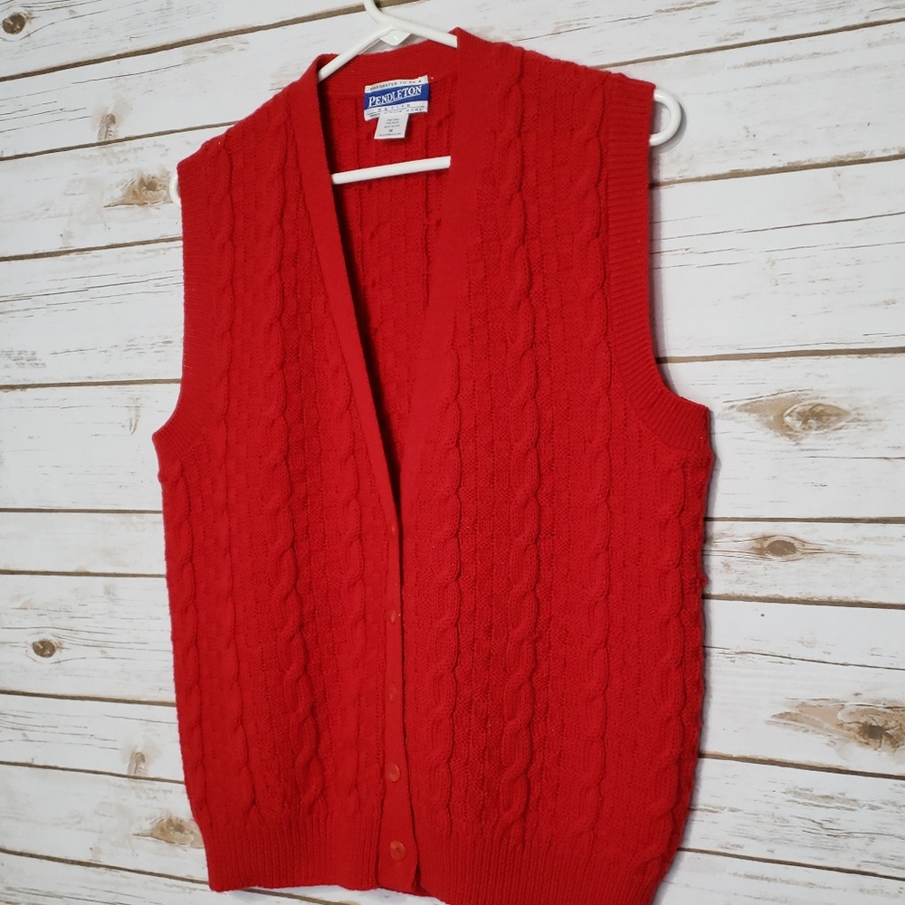 Pendleton Sleeveless Cardigan - image 2